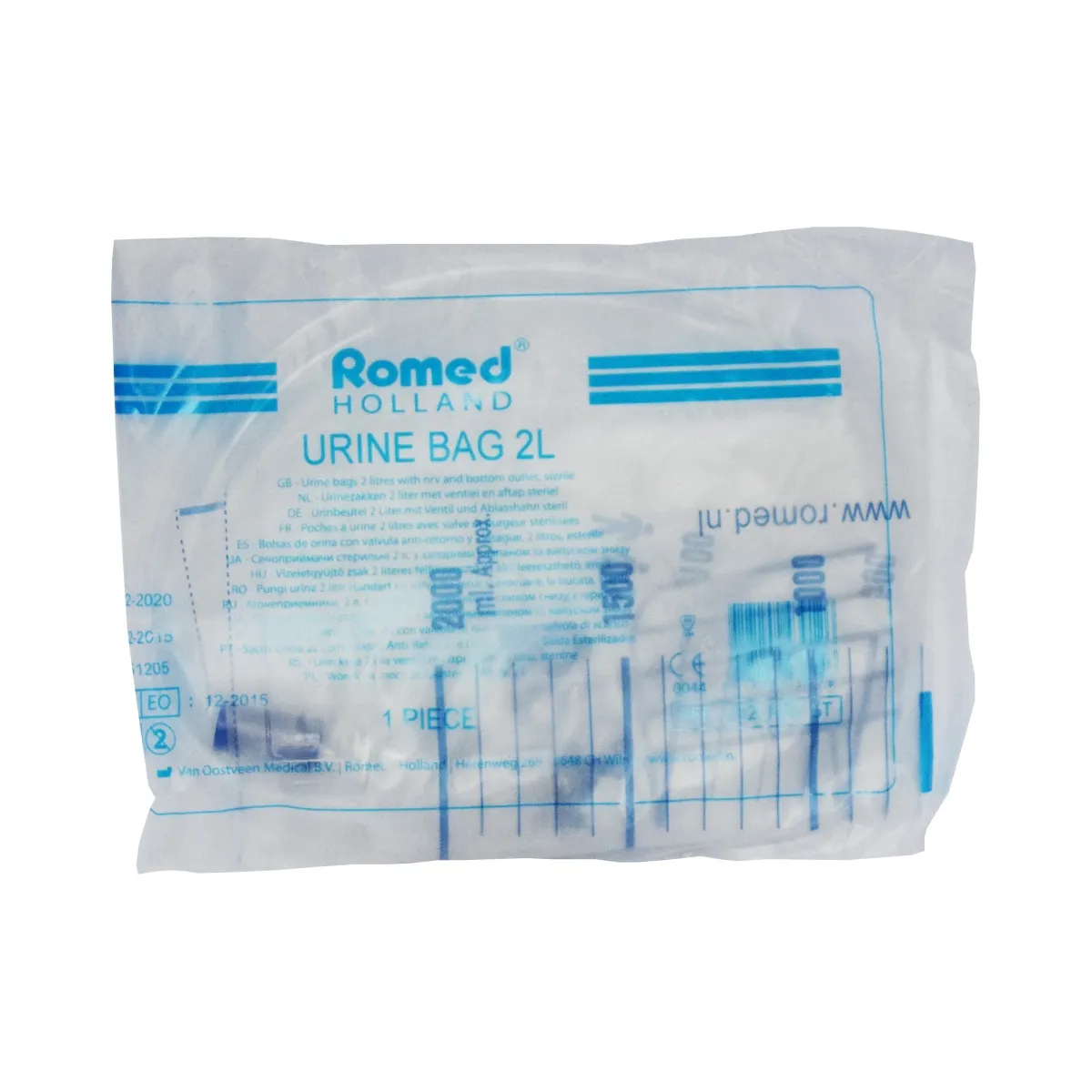 URIINIKOTT 2L, STERIILNE (VÄLJALASKEAVA, KLAPP) N1 - Tootepilt