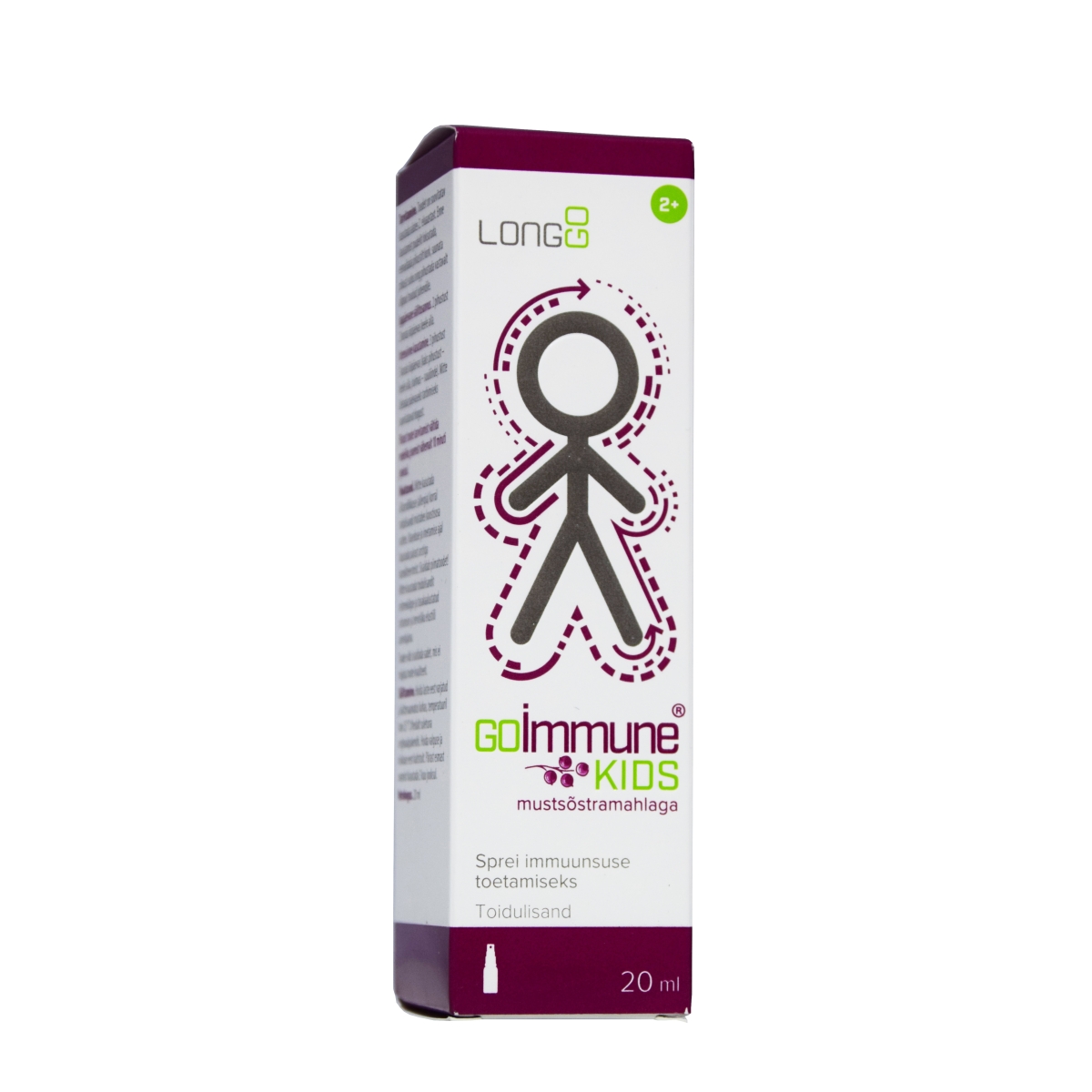 GOIMMUNE KIDS SPREI IMMUUNSUSE TOETAMISEKS 20ML - Tootepilt