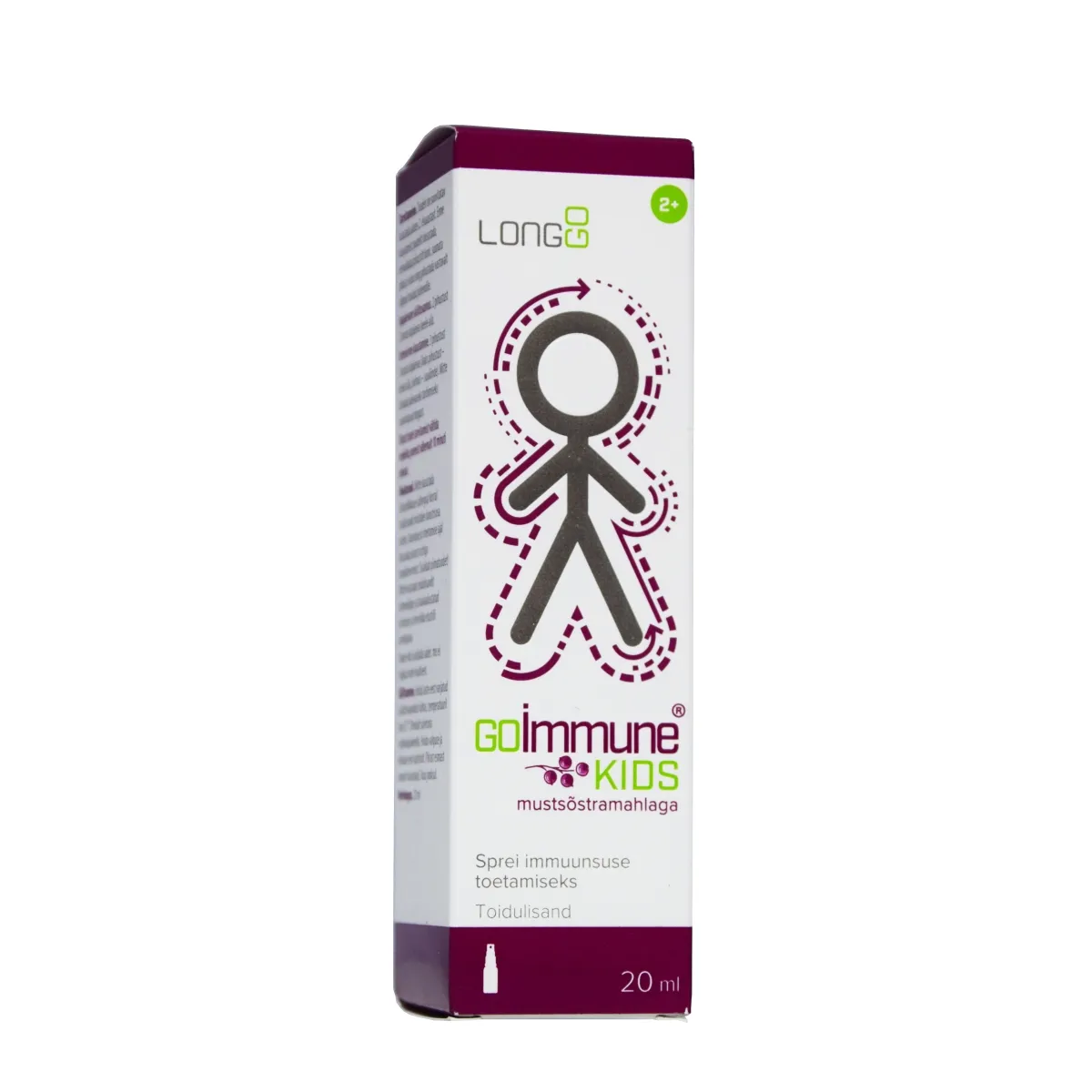 GOIMMUNE KIDS SPREI IMMUUNSUSE TOETAMISEKS 20ML - Tootepilt