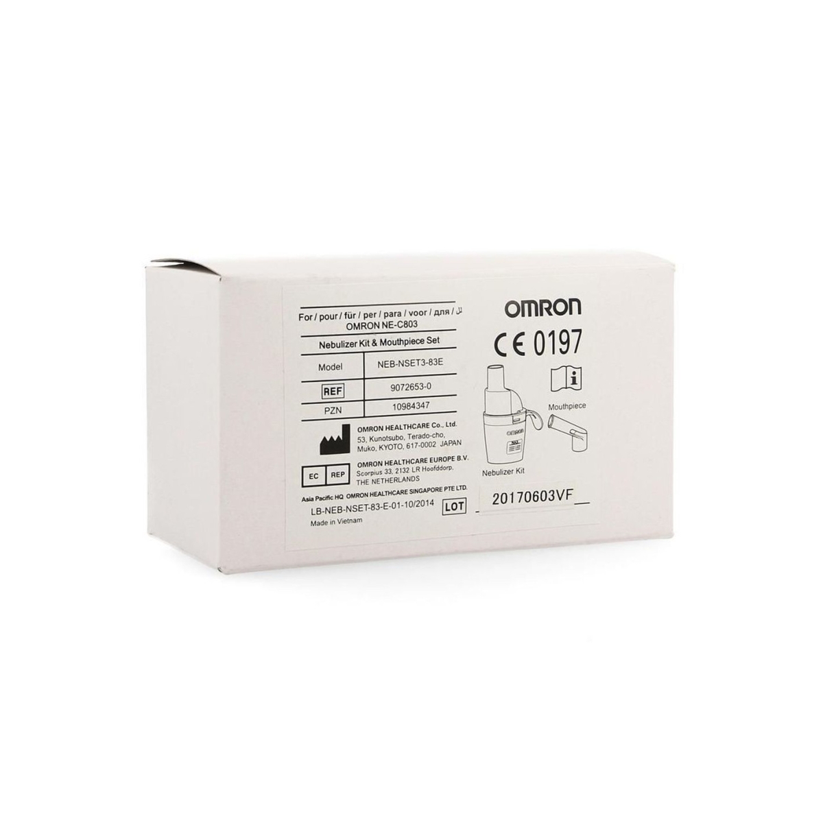 INHALAATORI OMRON NE-C803 VARUOSADE KOMPLEKT - Tootepilt
