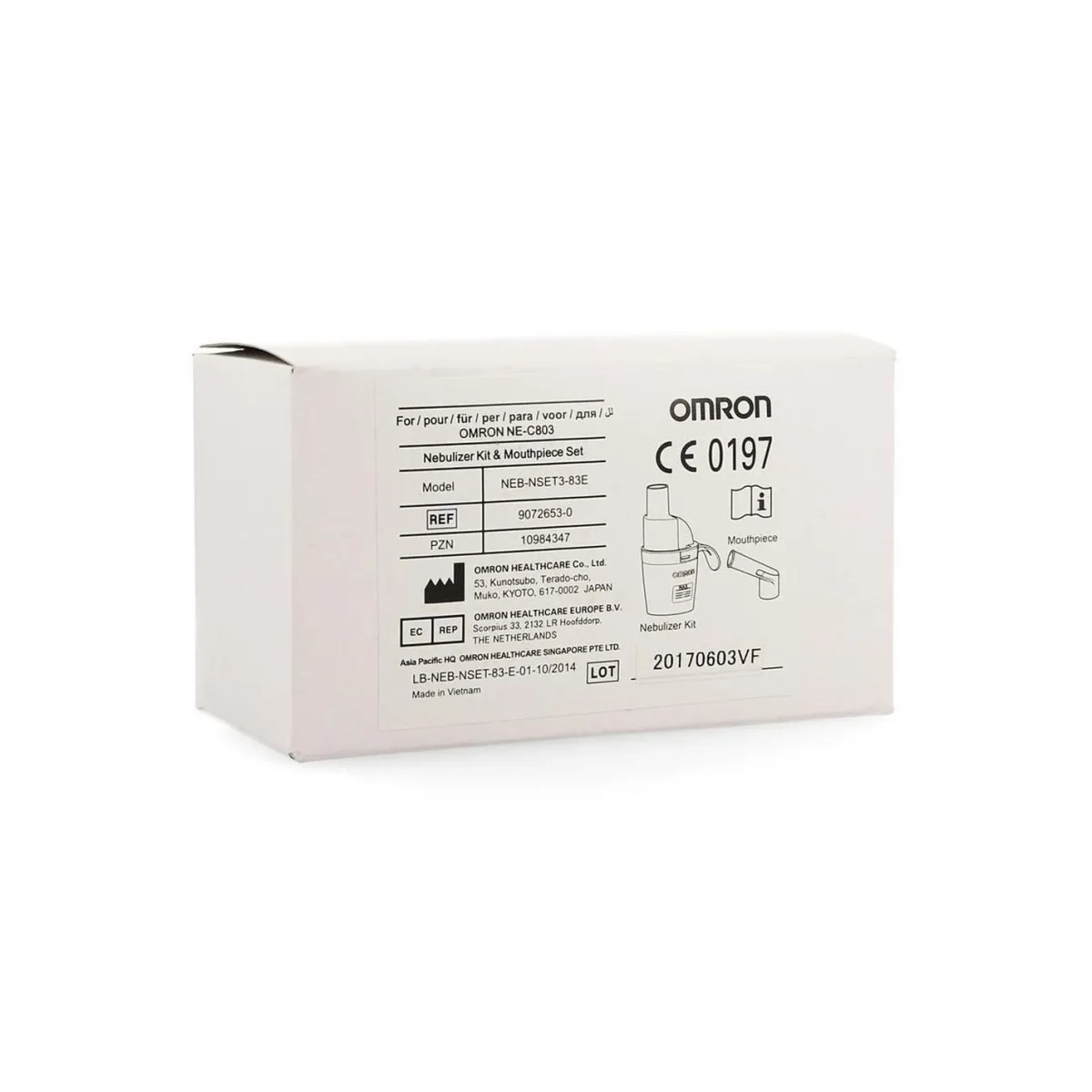 INHALAATORI OMRON NE-C803 VARUOSADE KOMPLEKT - Tootepilt