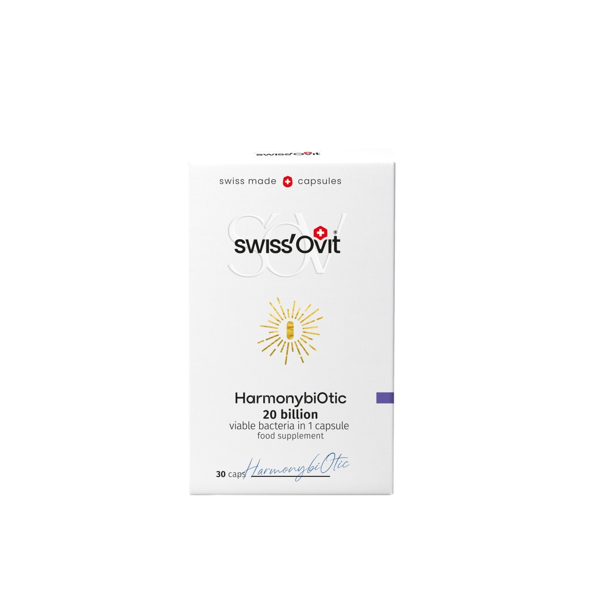 SWISSOVIT HARMONYBIOTIC KAPSLID N30 - Tootepilt