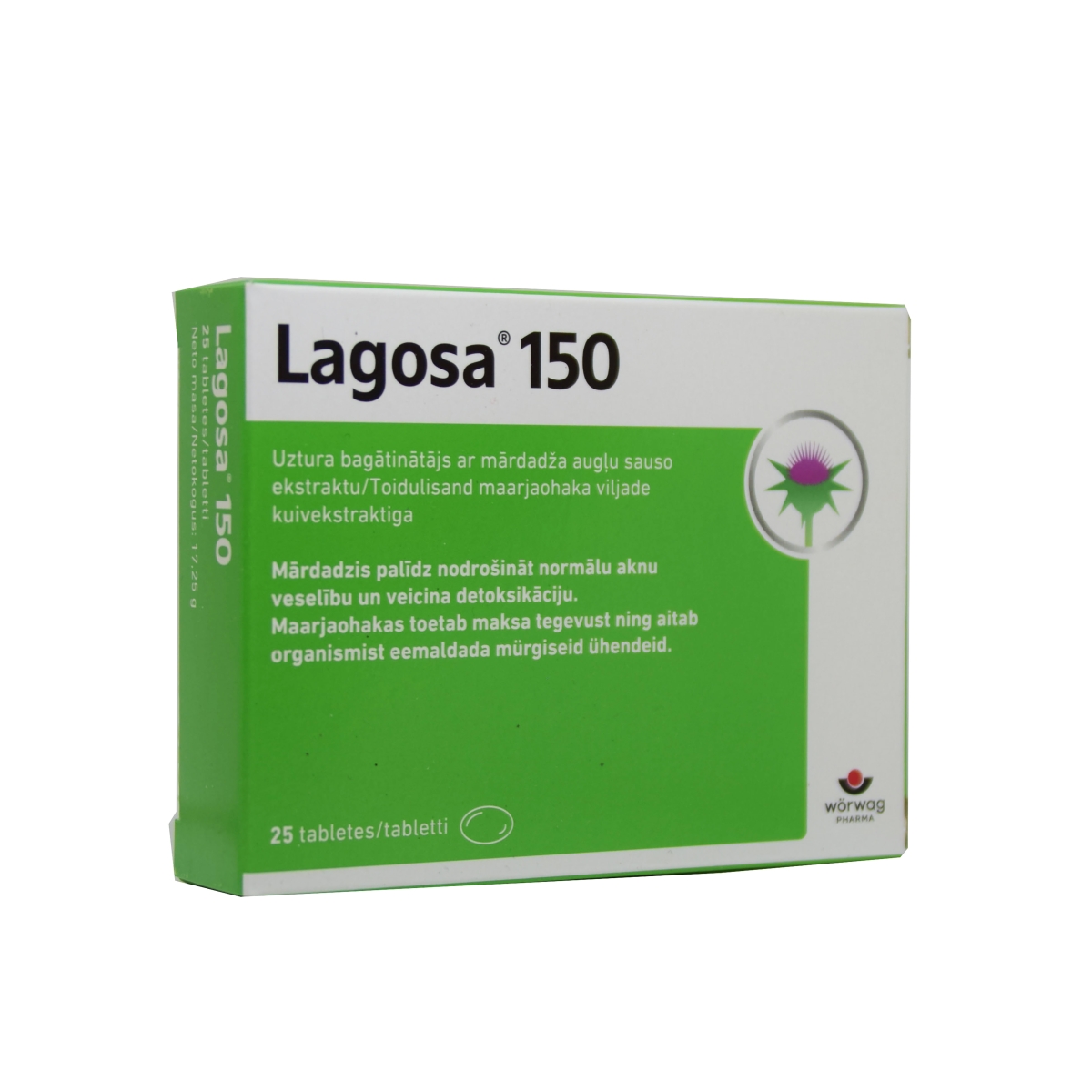 LAGOSA TBL 150MG N25 - Tootepilt