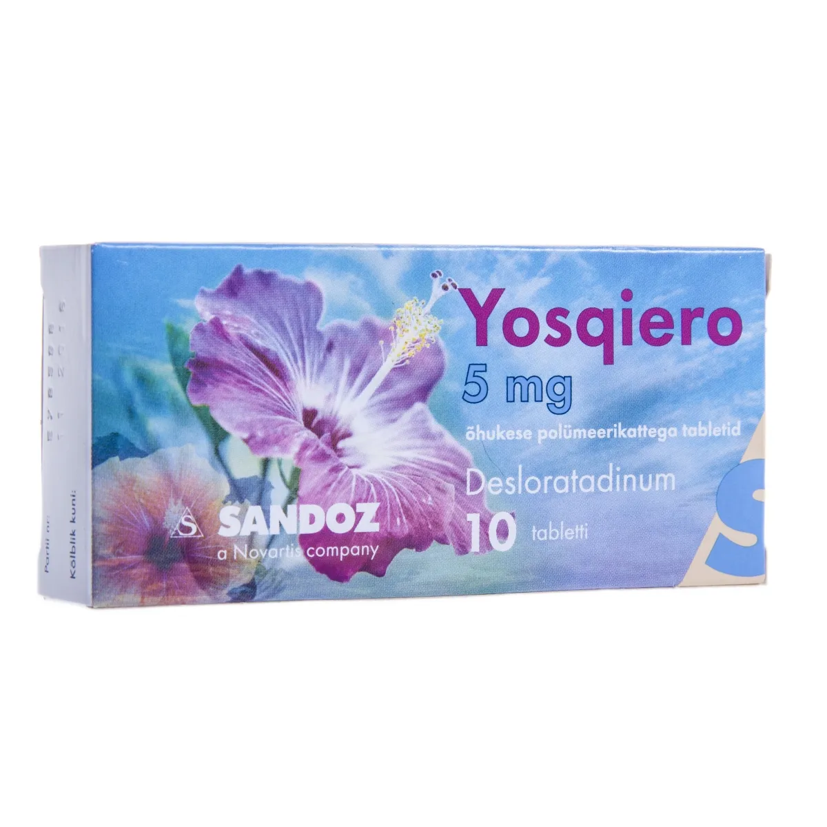 YOSQIERO TBL 5MG N10 - Tootepilt