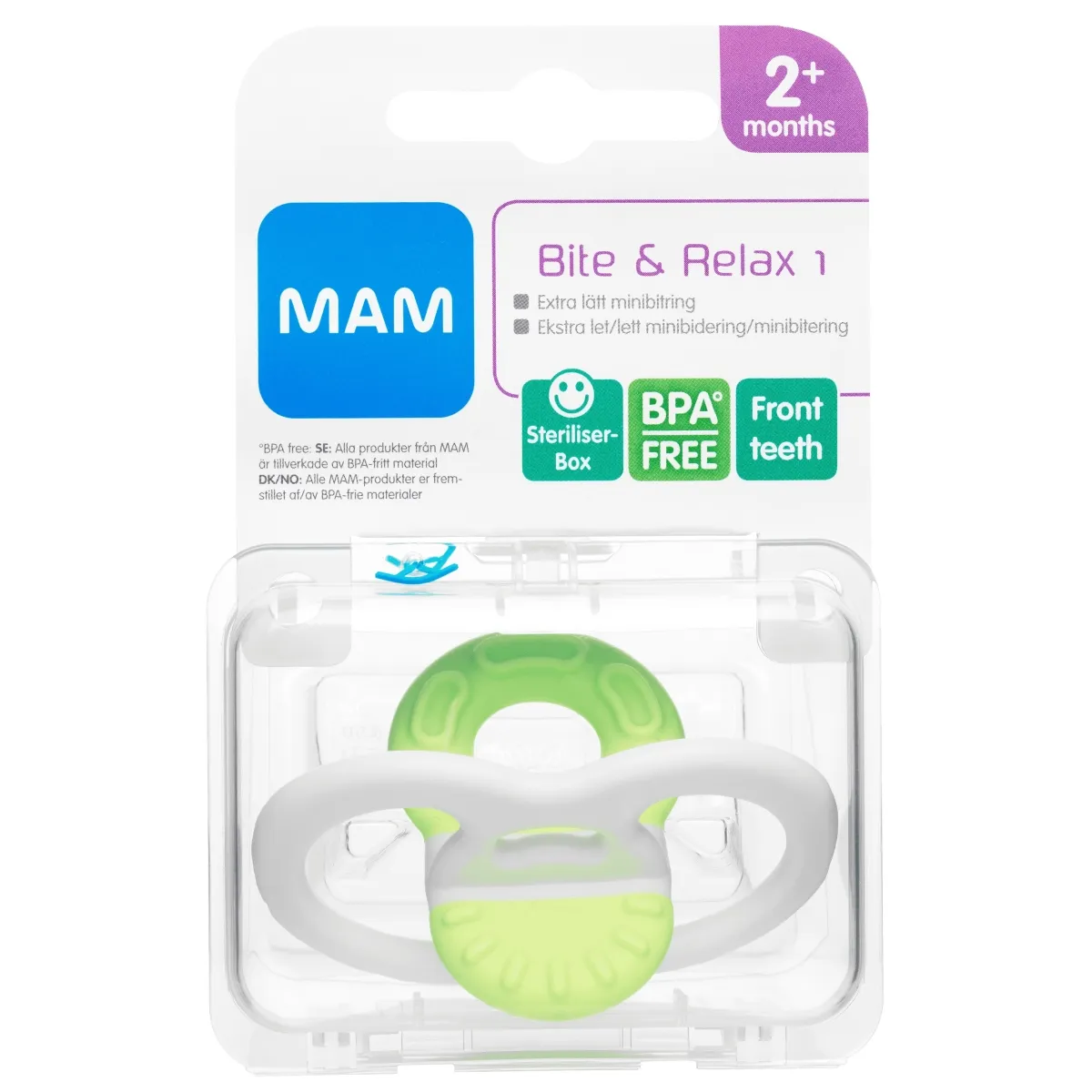 MAM BITE & RELAX 1 NÄRIMISRÕNGAS - Tootepilt