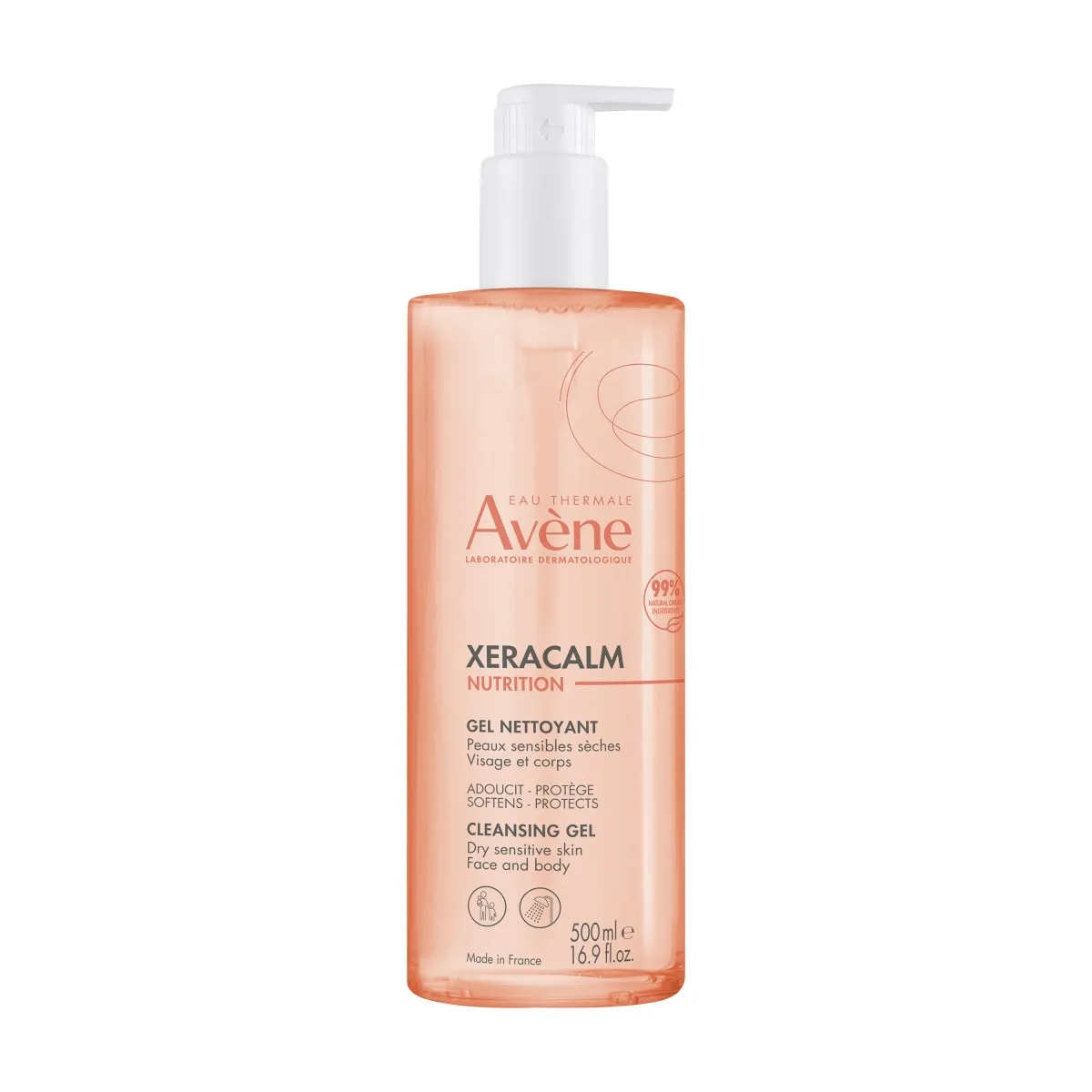 AVENE XERACALM NUTRITION PESEMISGEEL 500ML - Tootepilt