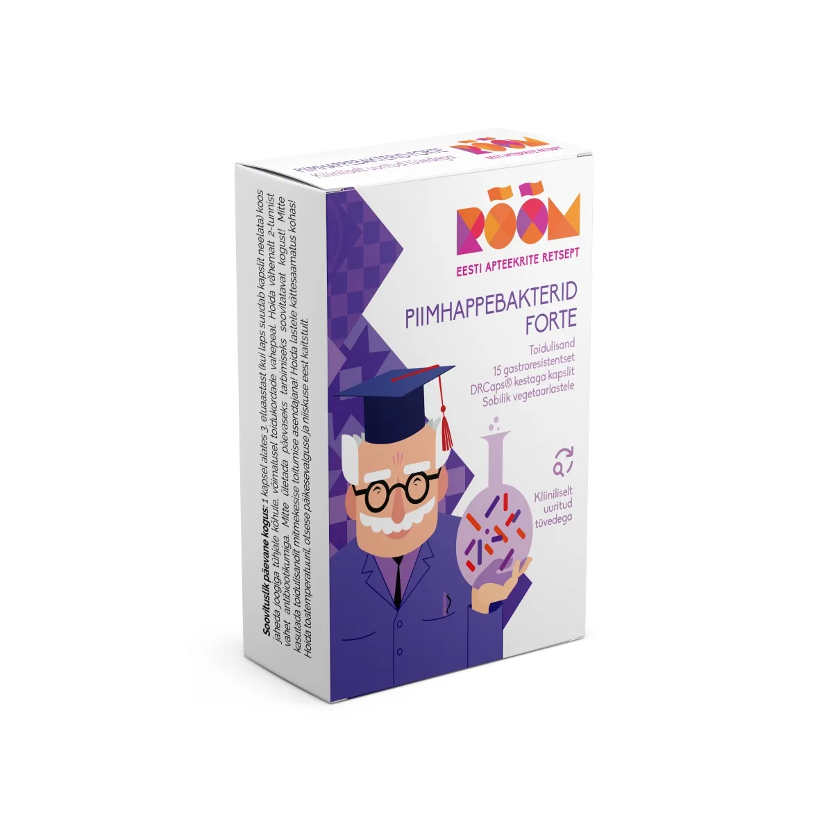 RÕÕM PIIMHAPPEBAKTERID FORTE N15 - Tootepilt