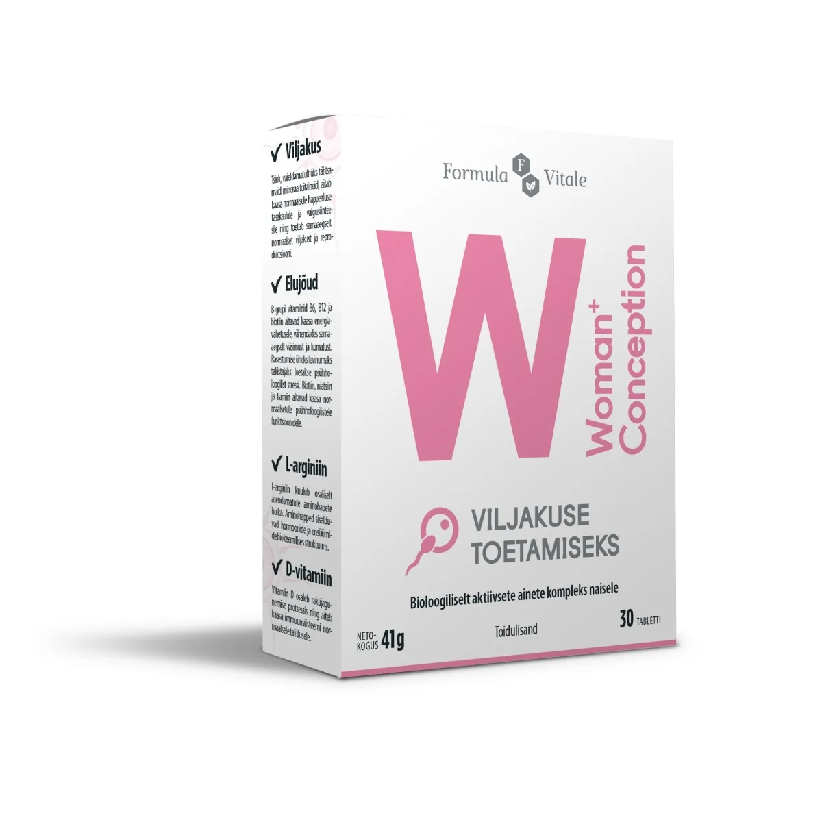 FORMULA VITALE WOMAN+ CONCEPTION TBL N30 - Tootepilt
