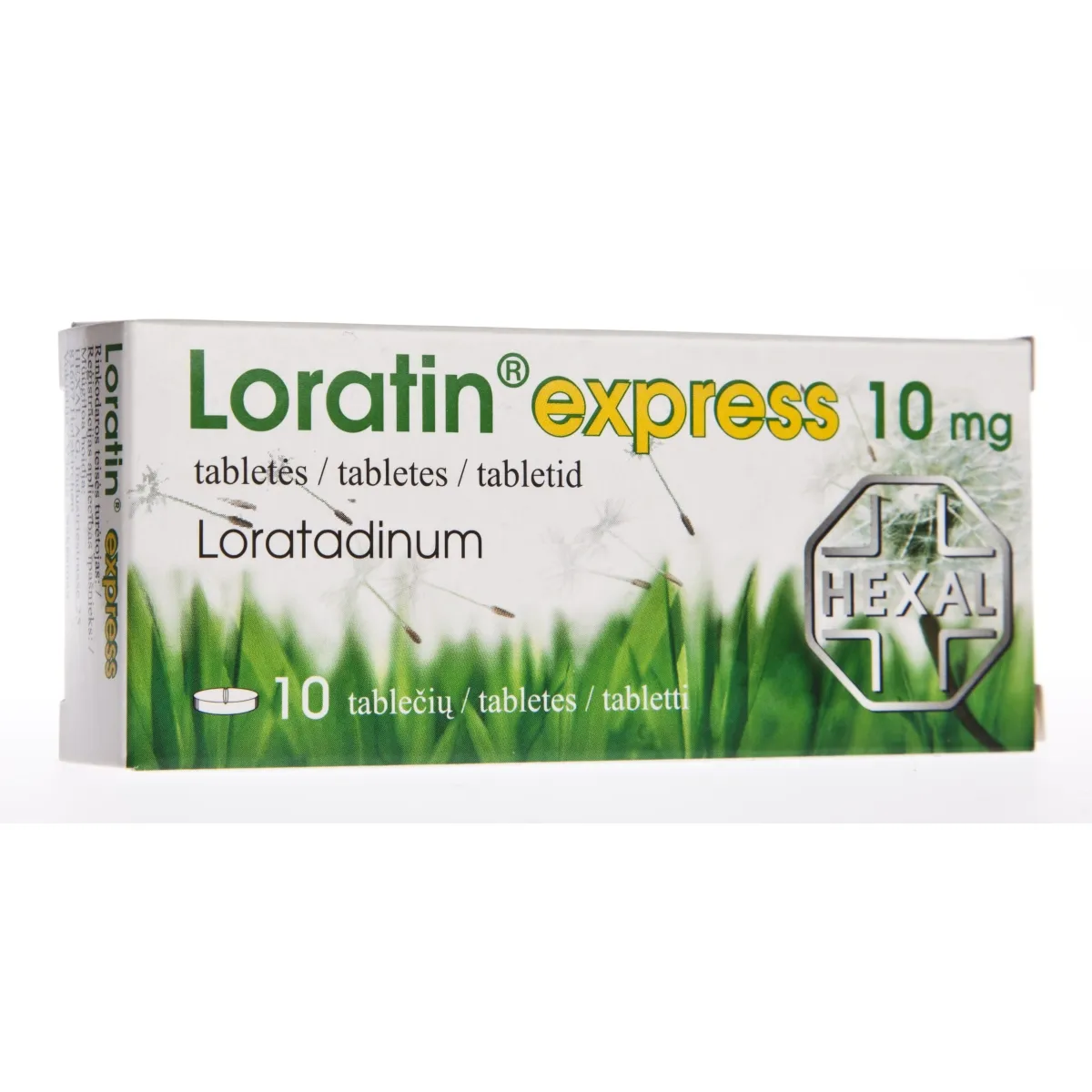 LORATIN EXPRESS TBL 10MG N10 - Tootepilt