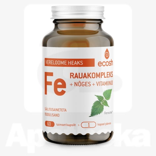 ECOSH RAUAKOMPLEKS+NÕGES+VITAMIINID KAPSLID N60