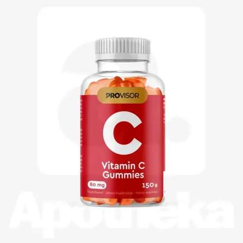 PROVISOR VITAMIIN C KUMMIKOMMID 80MG N60