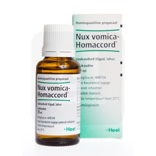 NUX VOMICA-HOMACCORD SUUKAUDSED TILGAD 30ML