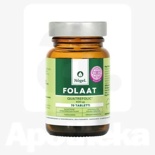NÕGEL FOLAAT QUATREFOLIC TBL 400MCG N70