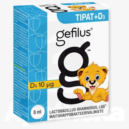 GEFILUS LGG TILGAD +D3 VITAMIIN 8ML