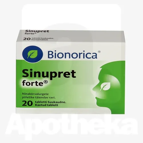 SINUPRET FORTE KAETUD TBL 12+36+36+36+36MG N20