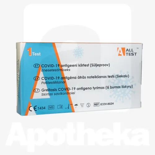 ANTIGEENI KIIRTEST COVID-19 ALLTEST SÜLJEST ISE TESTIMISEKS N1