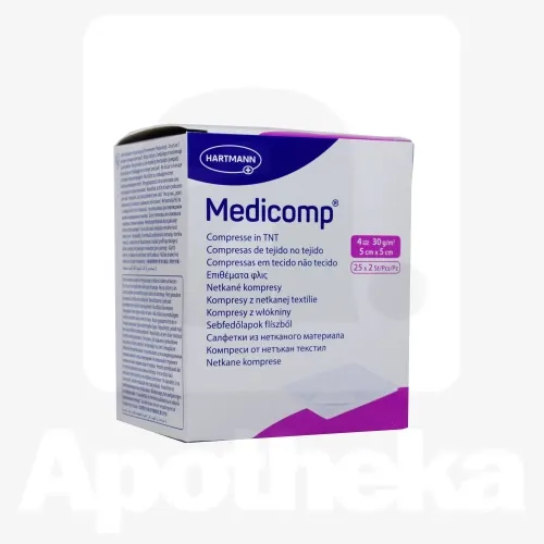 MEDICOMP TAMPOONID STER 5X5CM N25X2