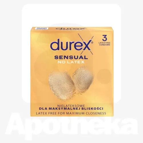 DUREX KONDOOMID SENSUAL NO LATEX N3