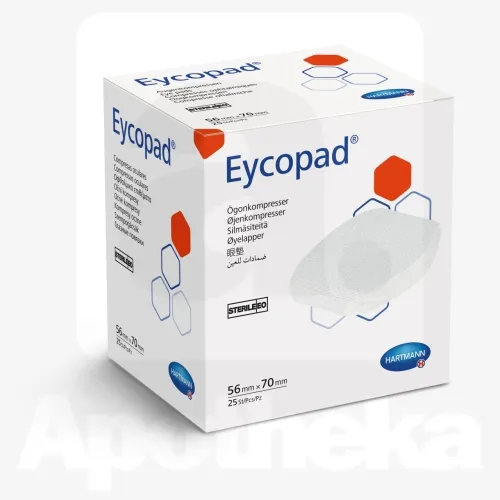 EYCOPAD SILMASIDE STERIILNE 56X70MM N25