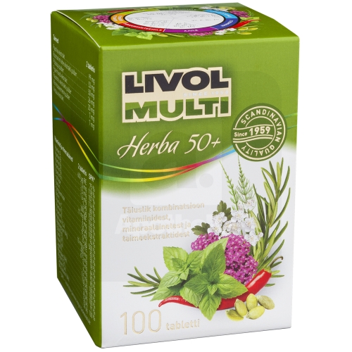LIVOL MULTI HERBA 50+ TBL N100