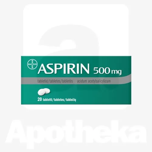 ASPIRIN TBL 500MG N20
