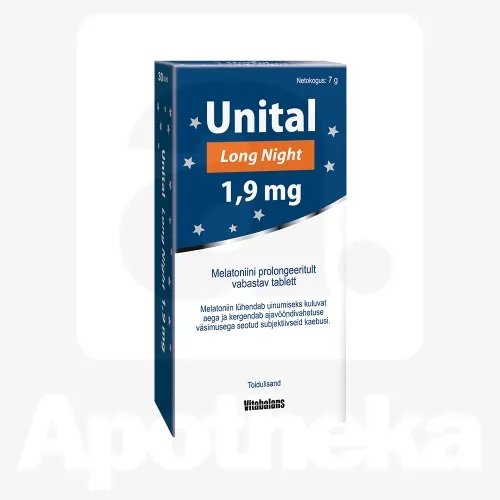 UNITAL LONG NIGHT PROLONG TBL 1,9MG N30