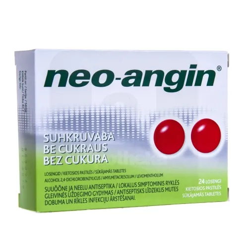 NEO-ANGIN SUHKRUVABA LOSENG 0,6MG+1,2MG+5,72MG N24