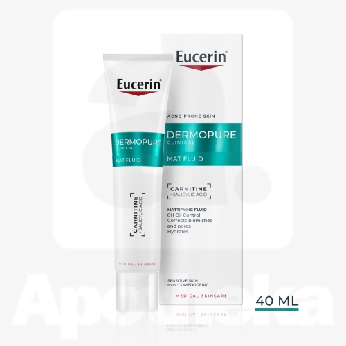 EUCERIN DERMOPURE CLINICAL EMULSIOON MATISTAV 40ML