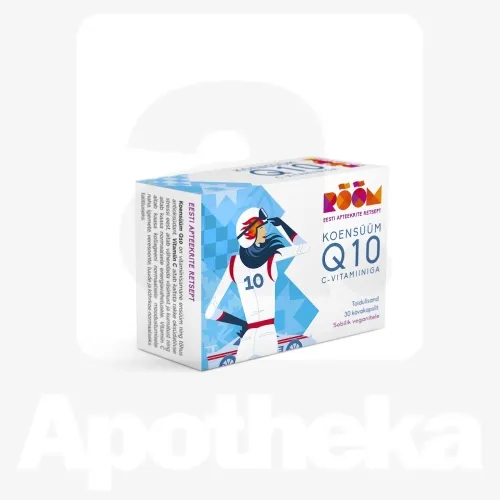 RÕÕM KOENSÜÜM Q10 C-VITAMIINIGA 100MG N30