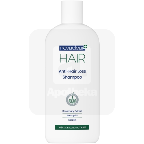 NOVACLEAR HAIR SHAMPOON JUUSTE VÄLJALANGEMISE VASTU 250ML