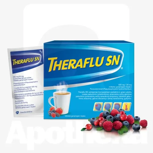 THERAFLU SN 500MG+30MG N10 SUUKAUDSE LAHUSE PULBER