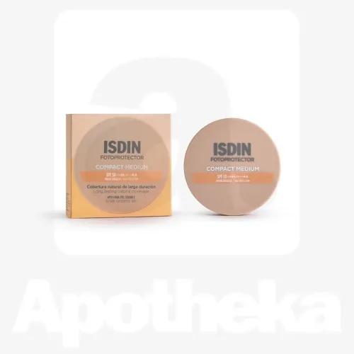 ISDIN SUN KOMPAKTPUUDERKREEM SPF50 (MEDIUM) 10G