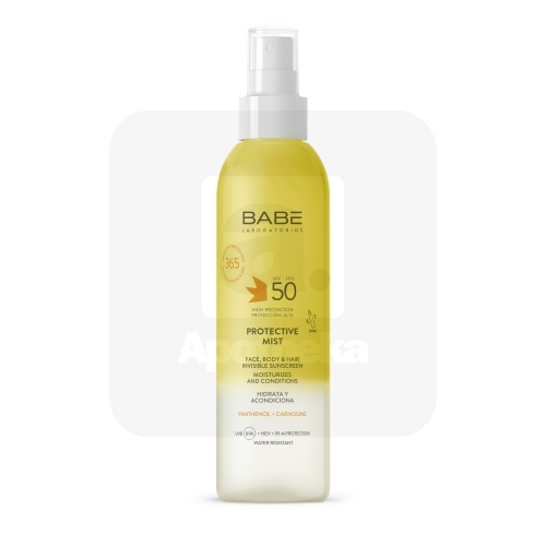BABE PÄIKESEKAITSE SPREI NÄOLE, JUUSTELE, KEHALE SPF50 150ML