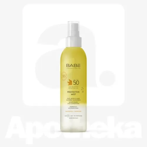 BABE PÄIKESEKAITSE SPREI NÄOLE, JUUSTELE, KEHALE SPF50 150ML