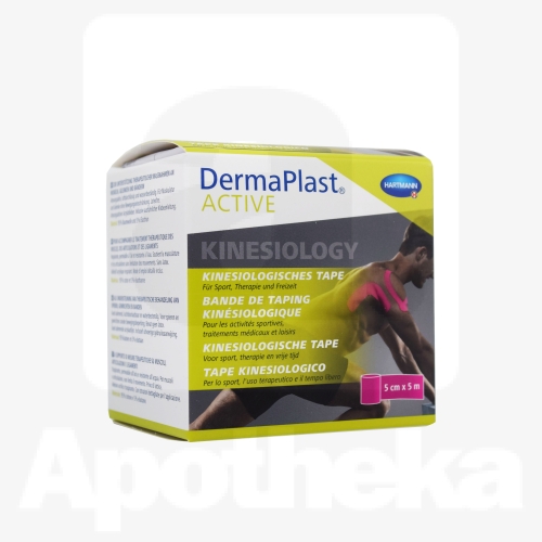 DERMAPLAST ACTIVE KINESIOTEIP 5CMX5M ROOSA