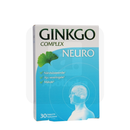 GINKGO COMPLEX NEURO TBL N30