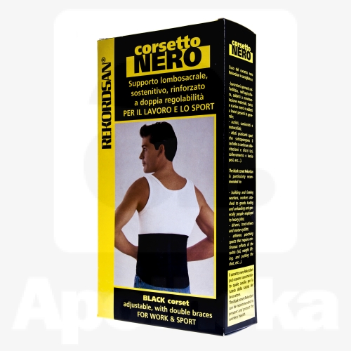 REKORDSAN RISTKORSETT ORTOPEEDILINE T2 NERO