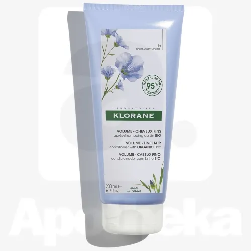 KLORANE JUUKSEPALSAM LINAEKSTRAKTIGA 200ML UUS