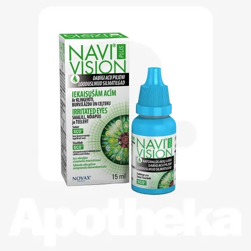 NAVI VISION PLUS IRRITATED EYES SILMATILGAD 15ML