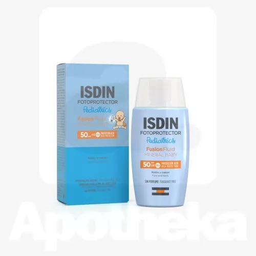 ISDIN SUN PÄIKESEKAITSEEMULSIOON MINERAL LASTELE SPF50 50ML