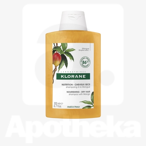 KLORANE SHAMPOON MANGO KUIVADELE JUUSTELE 200ML