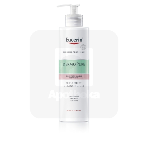 EUCERIN DERMOPURE PUHASTUSGEEL AKNEJÄRGNE 400ML
