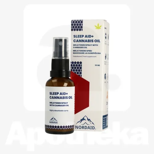NORDAID SLEEP AID MELATONIINI SPREI 1MG KANEPIÕLIGA 30ML