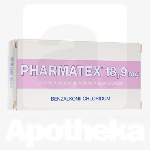 PHARMATEX VAGINAALSUPOSIIT 18,9MG N10