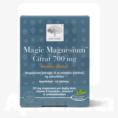 NEW NORDIC MAGIC MAGNESIUM CITRAT 700MG N60