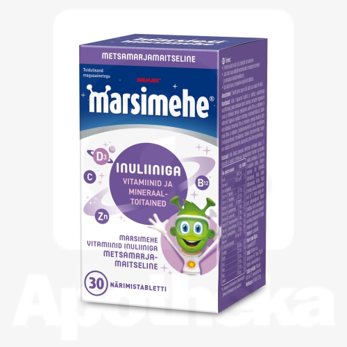 MARSIMEHE VITAMIINID INULIINIGA TBL N30 (METSAMARJA)