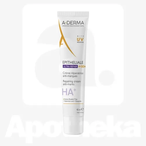 A-DERMA EPITHELIALE HA+ KREEM TAASTAV SPF50+ 40ML