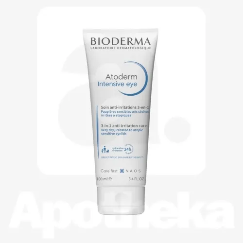 BIODERMA ATODERM SILMAÜMBRUSE GEEL-KREEM INTENSIIVNE 100ML