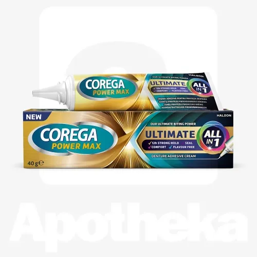 COREGA ULTIMATE FIKSEERIMISKREEM HAMBAPROTEESIDELE 40G