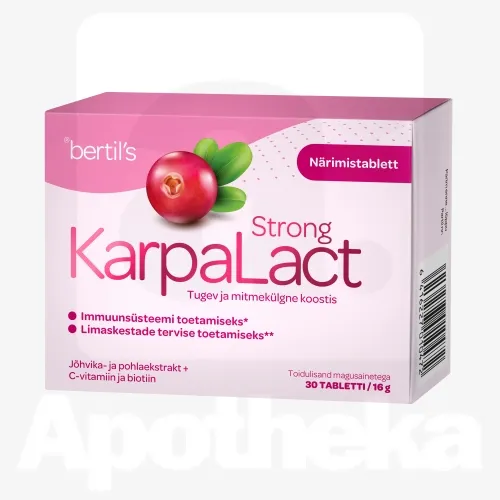BERTILS KARPALACT NÄRIMISTABLETID N30